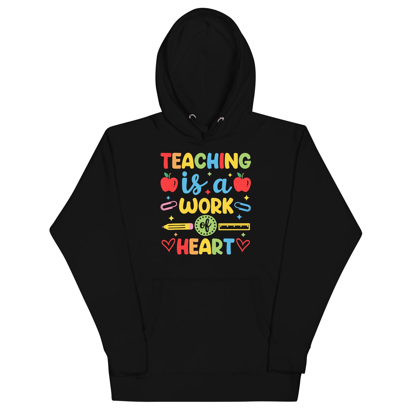 Work Of Heart Unisex Hoodie - After Dark Graphix UK