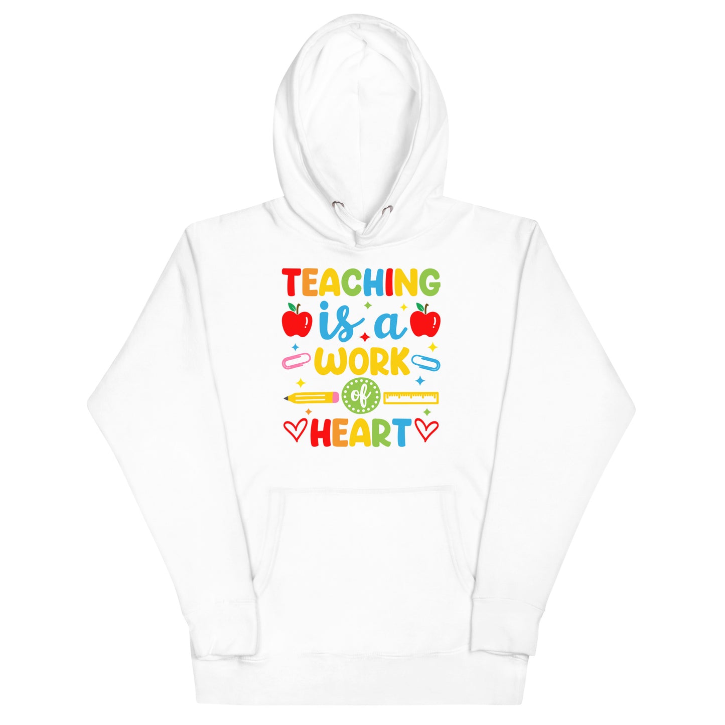 Work Of Heart Unisex Hoodie - After Dark Graphix UK