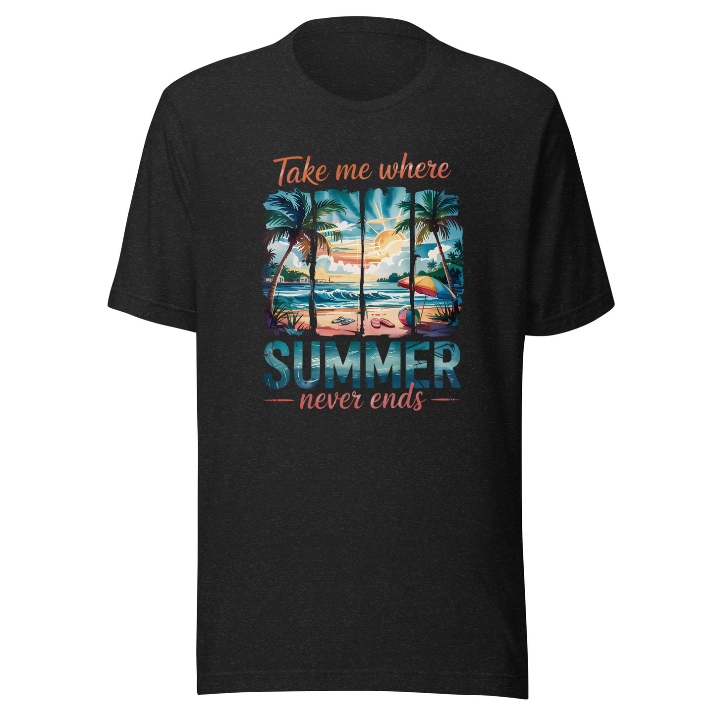 Summer Never Ends Unisex t-shirt - After Dark Graphix UK