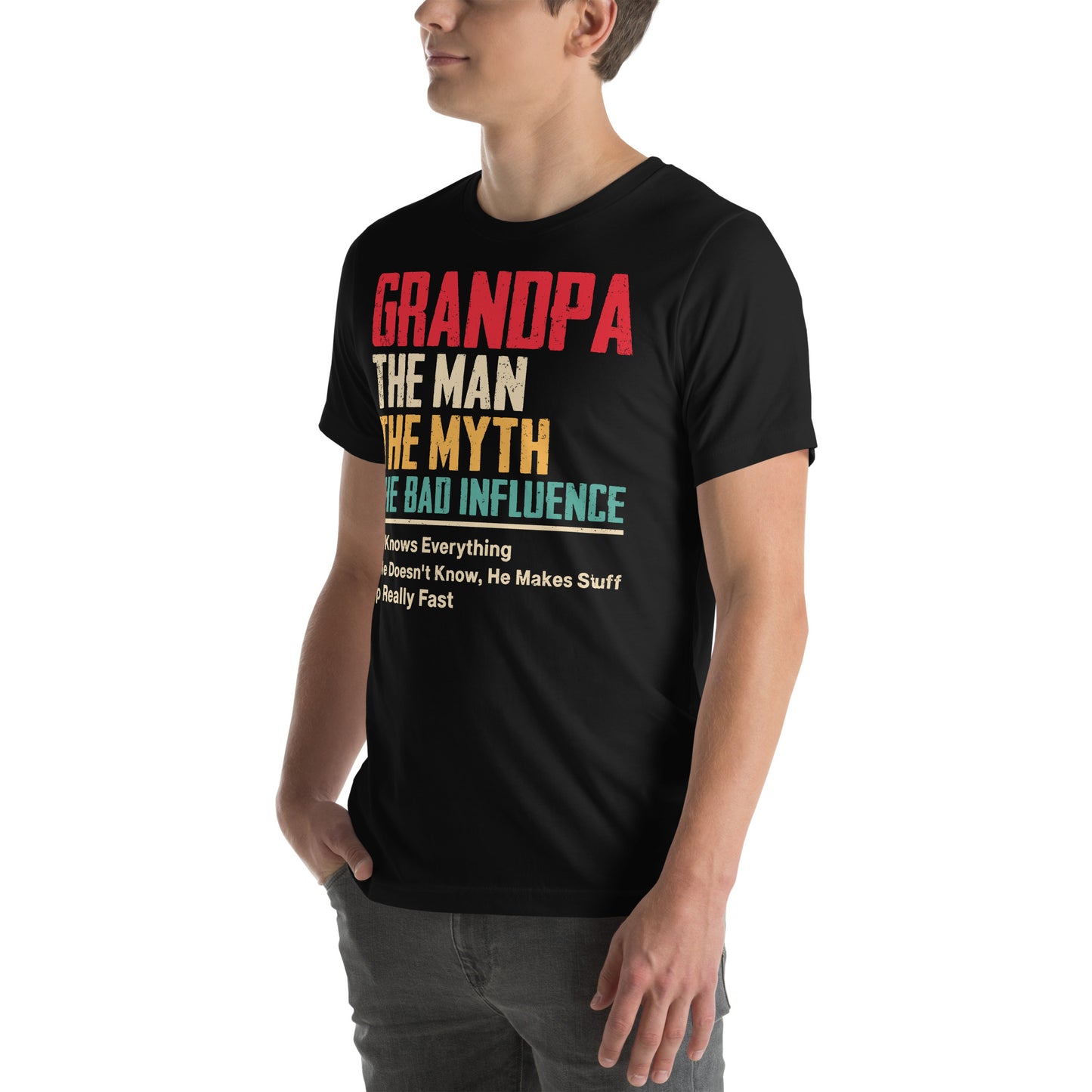 Grandpa The Legend Unisex t-shirt - After Dark Graphix UK