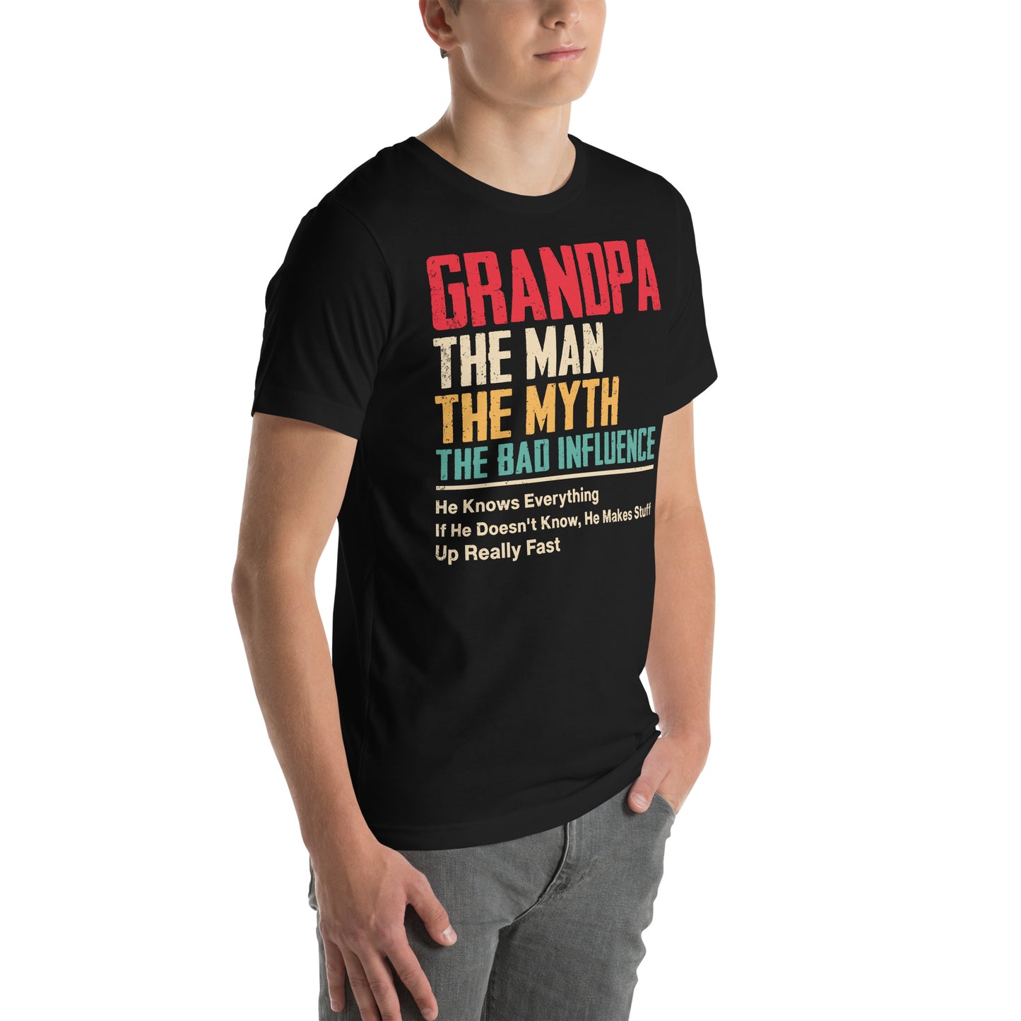 Grandpa The Legend Unisex t-shirt - After Dark Graphix UK