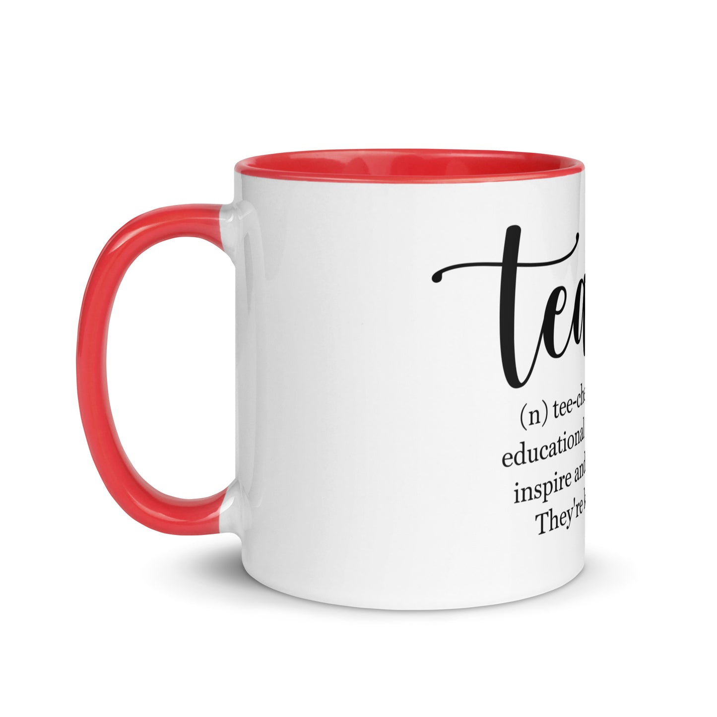 Teacher Meaning Mug - After Dark Graphix UK