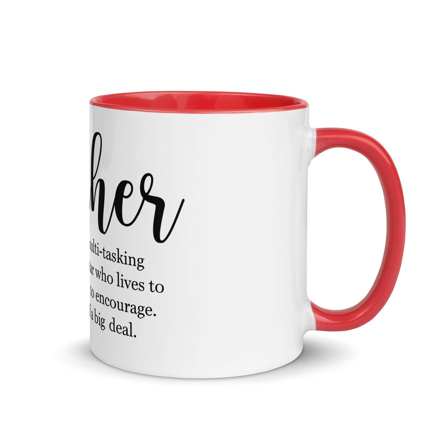 Teacher Meaning Mug - After Dark Graphix UK