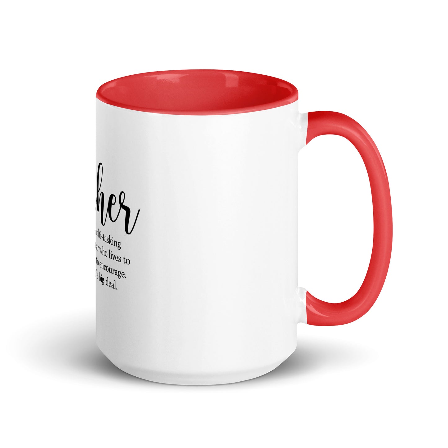 Teacher Meaning Mug - After Dark Graphix UK