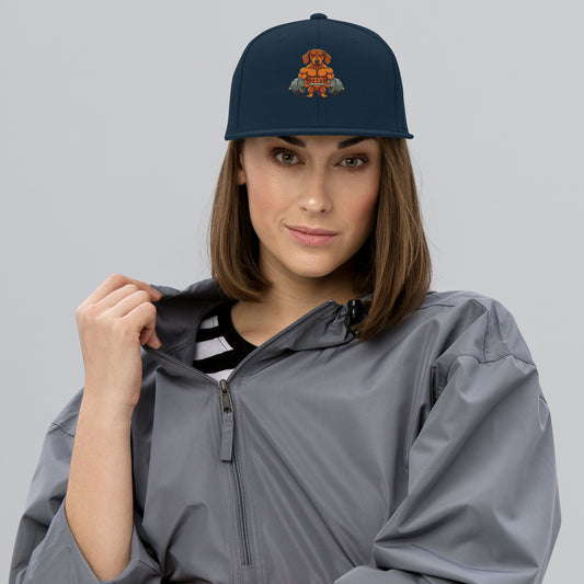 Sausage Dog Snapback Hat - After Dark Graphix UK