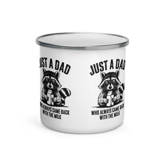Just A Dad Enamel Mug - After Dark Graphix UK
