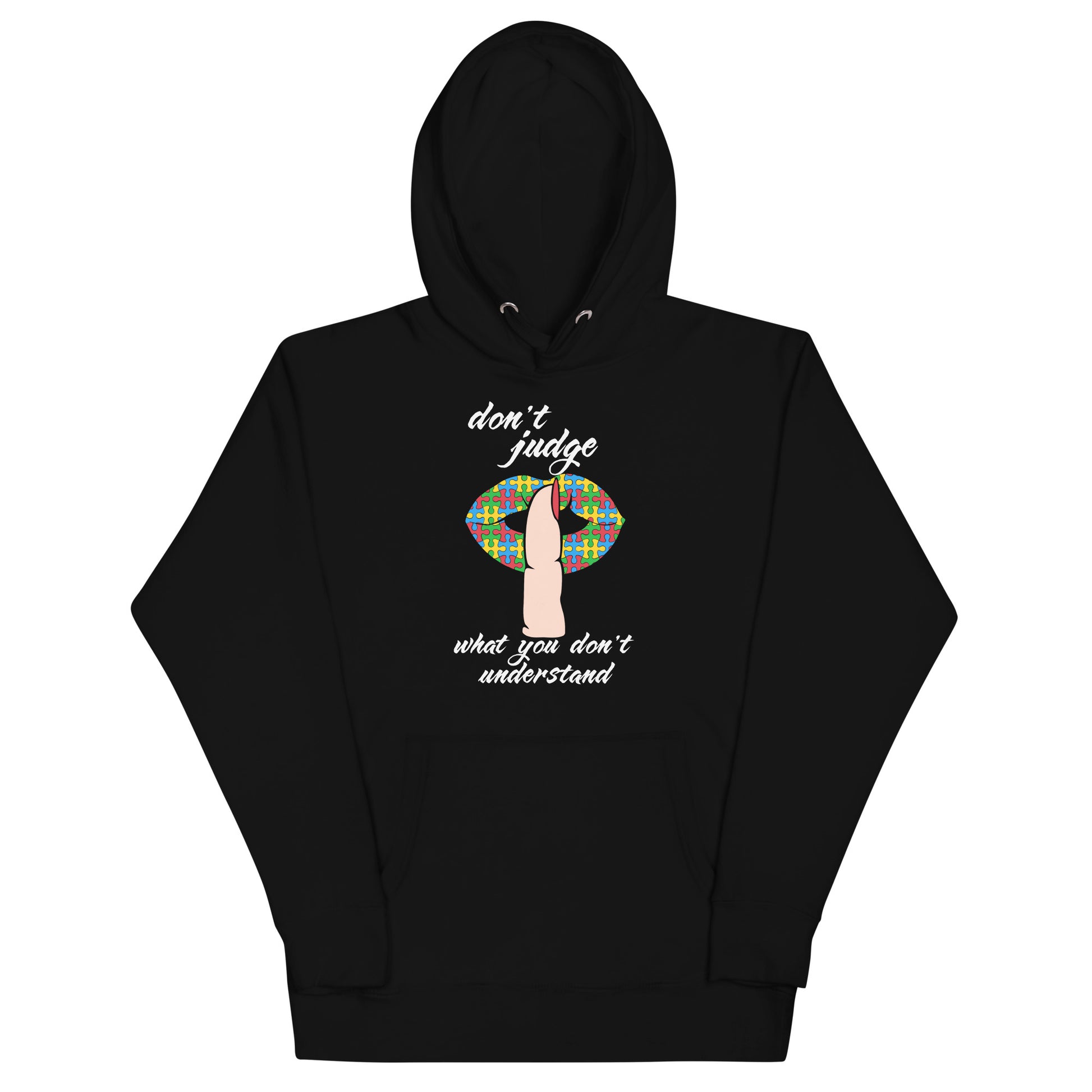 Dont Judge Unisex Hoodie - After Dark Graphix UK