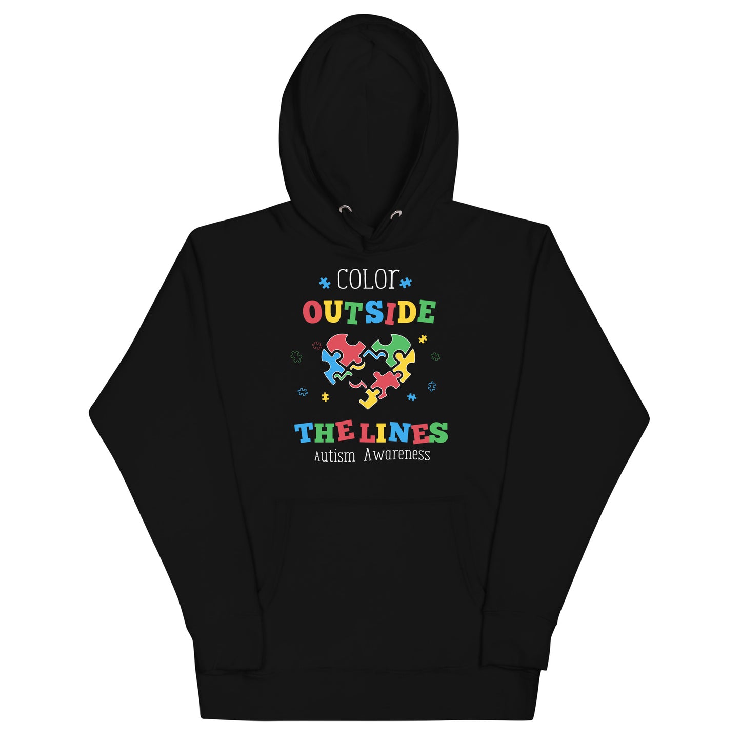 Outside The Lines Unisex Hoodie - After Dark Graphix UK