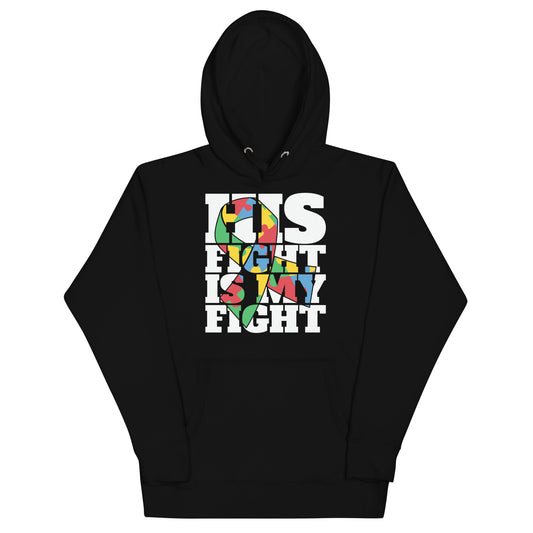 His Fight Is My Fight Unisex Hoodie - After Dark Graphix UK