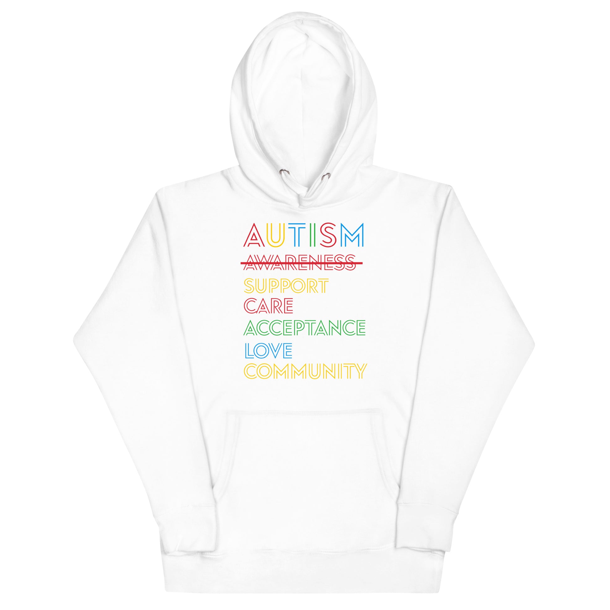 Support Austim Unisex Hoodie - After Dark Graphix UK