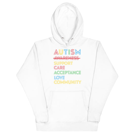 Support Austim Unisex Hoodie - After Dark Graphix UK