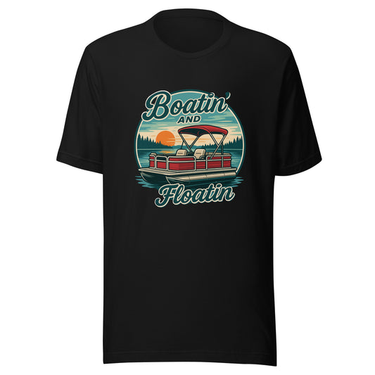 Boatin & Floatin Unisex t-shirt - After Dark Graphix UK