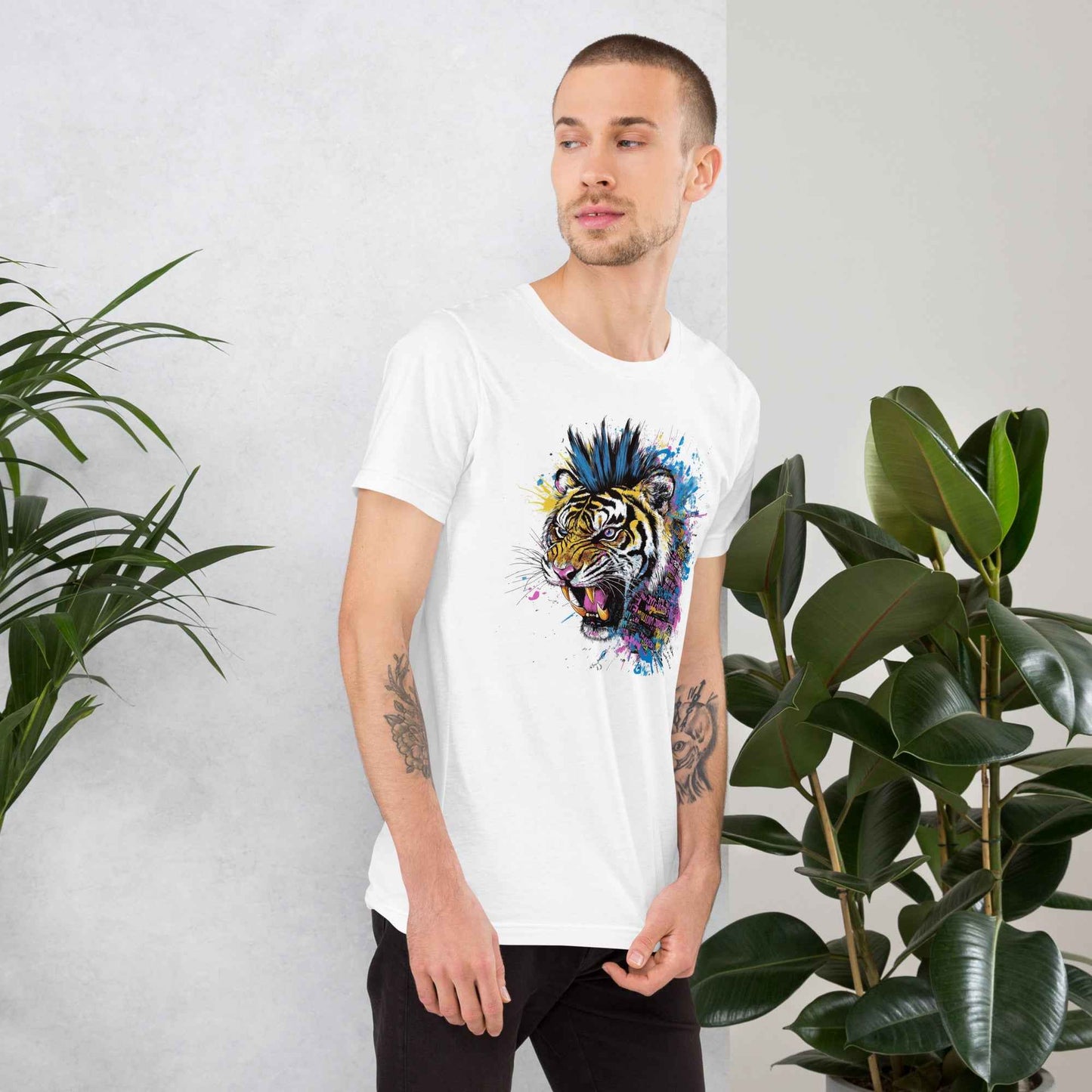 Punk Tiger Unisex t-shirt - After Dark Graphix UK